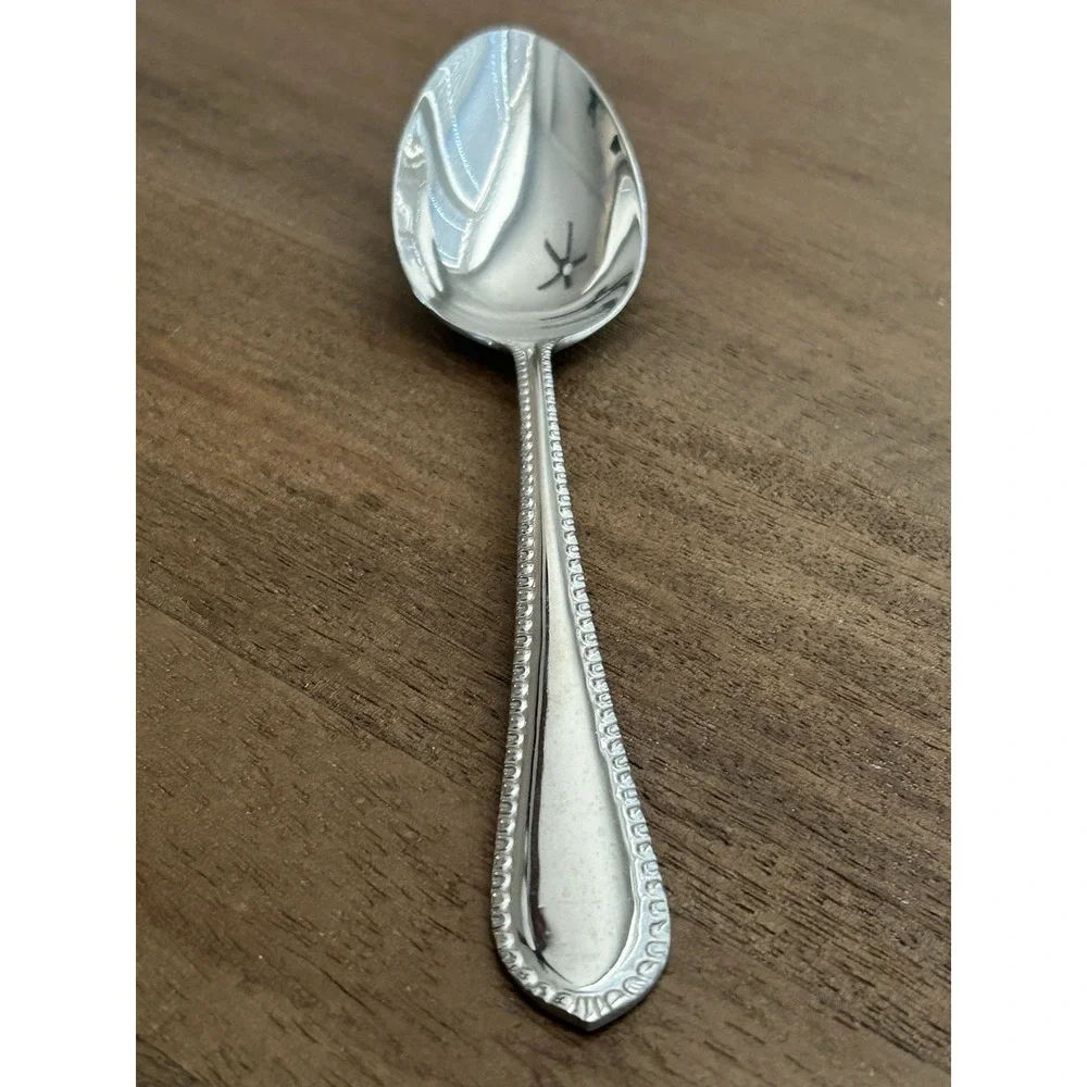 Reed & Barton Englefield Large Serving Spoon Stainless Glossy 8.5